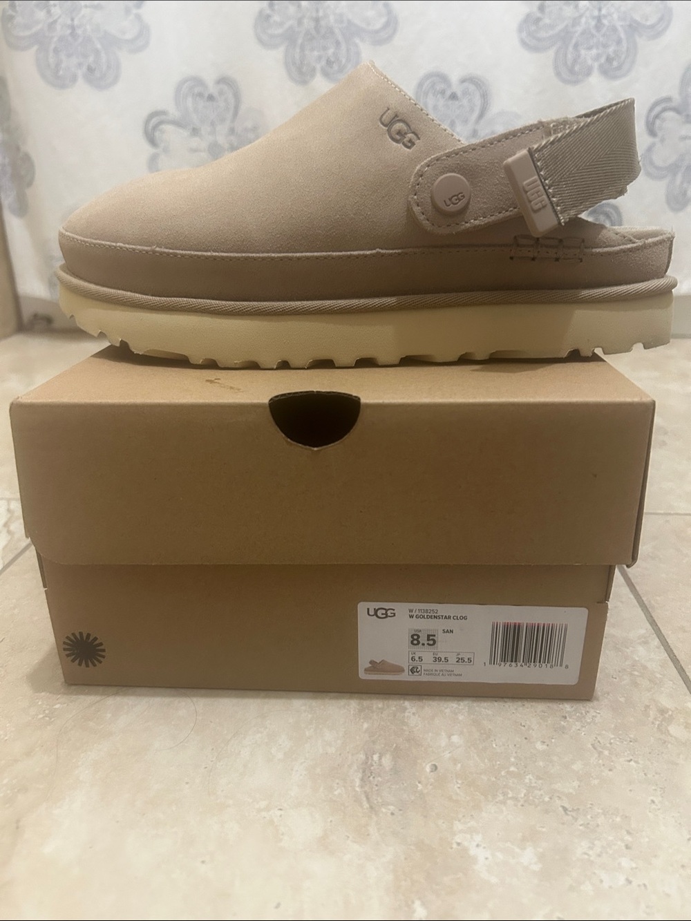 UGG Goldenstar Slip-On Clog - Sand (women’s) - Picture 2 of 12